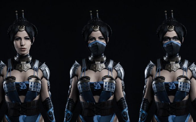 Косплей на Китану (Mortal Kombat X)
