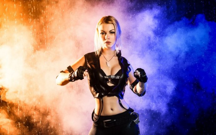 Прекрасный косплей на Sonya Blade